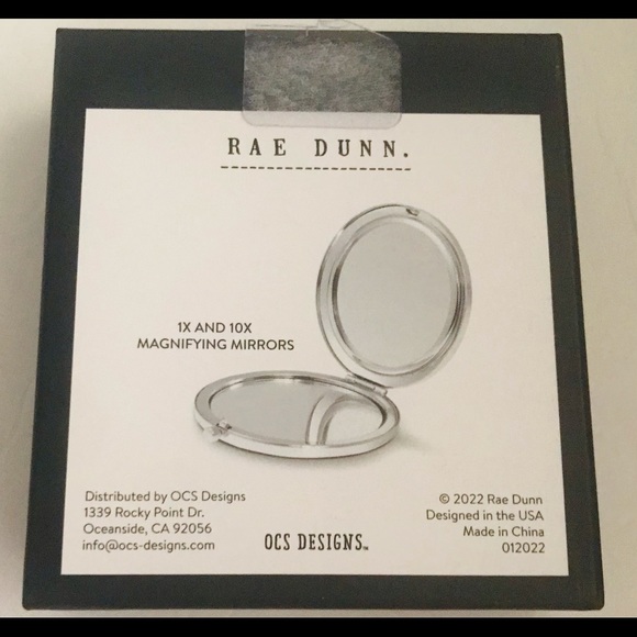 New Rae Dunn Compact Mirror Blessed - Picture 10 of 11
